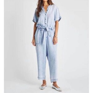 Splendid Bleached Indigo Ray Jumpsuit